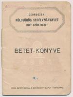 1942-1946. Debreczeni Kölcsönös Segélyező-Egylet mint szövetkezet betétkönyve