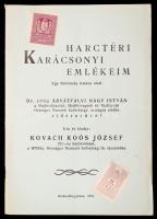 Kovac Koós József: Harctéri karácsonyi emlékeim. Kiskunfélegyháza, 1935. 32p.