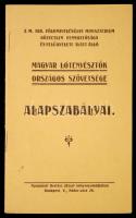 Magyar Lótenyésztők Országos Szövetsége Alapszabályai. Bp., 1926. Kertész József nyomdája. 16p.