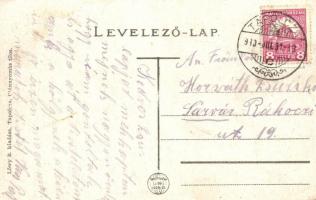 Tapolca, Pannonia szálló, kiadja Löwy B