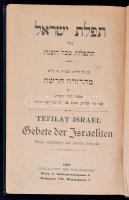 Tefilat Israel. Gebete der Israeliten. Bécs - Budapest, 1902, Joseph Schlesinger. Díszes vászonkötésben, jó állapotban.