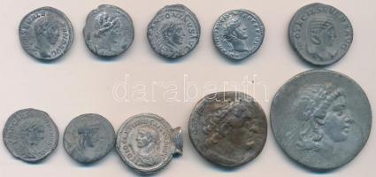 10db-os vegyes, nagyrészt római replika tétel, közte néhány görög érme T:vegyes 10pcs of various, mainly Roman replica coins, with some Greek coins C:mixed
