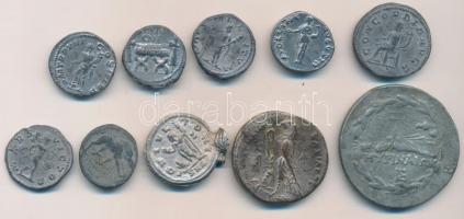 10db-os vegyes, nagyrészt római replika tétel, közte néhány görög érme T:vegyes
10pcs of various, m...
