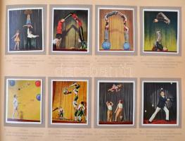 Varieté und Zirkus, Ausgabe 1935 der Haus Bergmann-Zigarettenfabrik Dresden, cirkuszi művészek gyűjt...