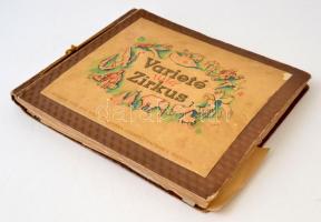 Varieté und Zirkus, Ausgabe 1935 der Haus Bergmann-Zigarettenfabrik Dresden, cirkuszi művészek gyűjt...