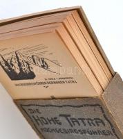 Dr. Gyula v. Komarnicki: Die Hohe Tatra Hochgebirgsführer I-IV. Budapest, 1918, Turistik und Alpinis...