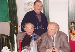 cca 1980-1990 Az Aranycsapat tagjai, 3 db fotó, 9x13 és 17x25 cm közötti méretekben