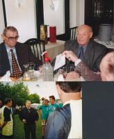 cca 1980-1990 Az Aranycsapat tagjai, 3 db fotó, 9x13 és 17x25 cm közötti méretekben