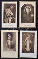 cca 1900-20 Vegyes, régi, szentkép tétel, 18db, különböző méretben és minőségben, cca 12x7cm között