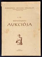 1957 Bizományi Áruház Vállalat 1.sz. Művészeti Aukciója, pp.:87, +16, 20x14cm