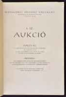 1957 Bizományi Áruház Vállalat 1.sz. Művészeti Aukciója, pp.:87, +16, 20x14cm
