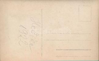 1922 Hédike, fotólap, feliratozva, 9x14 cm