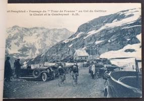 cca 1920 Le Galibier par A. Mollaret Grenoble,  képeslap album, hiánytalan, 10db-os, 9x15cm