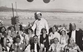 cca 1930-40 Vegyes báli fotók, közte medikus bál, Familia bál, stb., 7db, különböző méretben és minő...