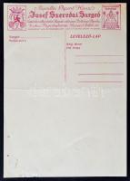 cca 1920 Szeged, Szeredai József paprikabörze reklám