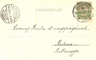 Budapest XIII. Margitsziget, Gőzhajó állomás, Kampmann H. kiadása