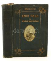 Mounteney Jephson A. J. -Stanley H. M.: A legsötétebb Afrikában. Emin Pasa és zendülés Equatoriában. Kilencz havi élmények és fogság az utolsó szudáni tartományban. Stanley H. M. közreműködésével írta Mounteney-Jephson A. J. (Stanley egyik tisztje). Egyetlen jogosított, az angol eredetiből fordított magyar kiadás. Negyvennégy fametszettel. Budapest, 1891, Ráth Mór. XVI + 634 p. Első magyar kiadás. Kiadói aranyozott egészvászon kötésben. A könyv megviselt állapotban! A borítója kopott, foltos, sérült. A kötése sérült. A címlapon és a kötéstáblán tulajdonosi névbélyegzővel. Valamint tulajdonosi névbejegyzéssel.