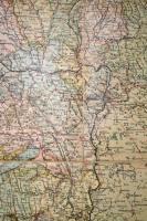 Kogutowicz Manó: Magyarország közigazgatási térképe. Bp., 191, Magyar Földrajzi Intézet, kopott félv...