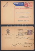 1938-1943 Lehár Ferenc (1870-1948) zeneszerző 3 db kézzel írt német nyelvű levelezőlapja Papházy Ist...