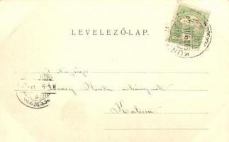 Kunszentmiklós, Városháza, takarékpénztár; Tolnai Antal kiadása