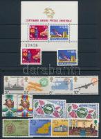 Centenary of UPU 41 stamps, 100 éves az UPU 41 klf bélyeg + 1 db blokk