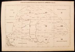 A Magyar Állam közigazgatási térképe. [Rajz. és metsz.: Fleischer S.
Legujabb felmérések és hivatal...