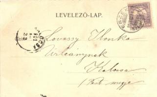 Zombor, Megyeház tér, kiadja Bruck Sándor / county hall