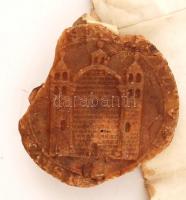 1610 Halle an der Saale város német nyelvű oklevele a magdeburgi érsekség tiszttartójával kötött pén...