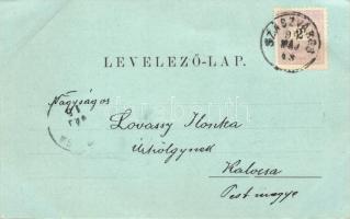 1899 Szászváros, Broos; Főtér, H. Graef's Verlag / main square