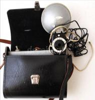 Csajka orosz gyártmányú hordozható vaku, saját tokjában, nem kipróbált