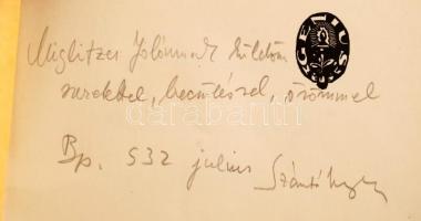 Szántó Magda: Áradás. Versek. Genius Kiadás. Kiadói karton kötésben. Szerző által dedikált példány!