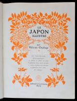 Félicien Challaye: Le Japon Illustré. Paris, 1915, Librarie Larousse, 8+303 p. Francia nyelvű. Kiadói félbőr borító. A borítója kopott, és egy lap (221/222 p) hiányzik, egy lap pedig kijár. (223/224 p.) / Half-leather binding. In french language. The cover is worn. One page (221/222 p.) and one map lost, and one page is getting out (223/224 p.).