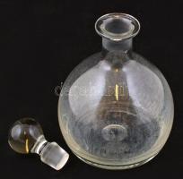 Boros palack, hibátlan, m:22 cm