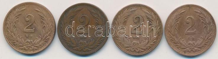 1908-1915KB 2f Br (4x) T:2-