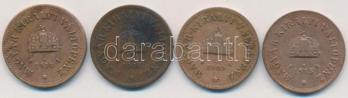 1908-1915KB 2f Br (4x) T:2-