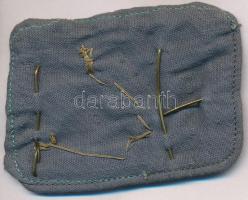 Vegyes 4db-os jelvény és kitűző tétel, közte DN "Esperanto" zománcozott fém jelvény (17mm)...