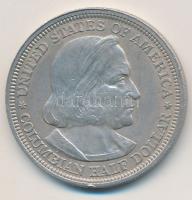 Amerikai Egyesült Államok 1893. 1/2$ Ag "Kolumbusz / Santa Maria" T:2 kis ph.
USA 1893. 1...