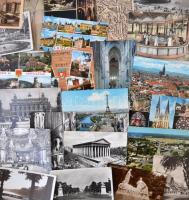 80 db MODERN francia városképes lap / 80 modern French town-view postcards