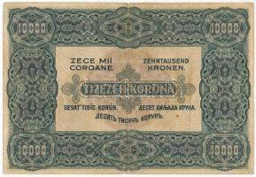 1920. 10.000K "Orell Füssli Zürich" piros sorozat- és sorszámmal T:III,III- / 
Hungary 19...