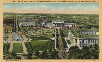 Washington, D. C. Capitol Plaza North, senate office buliding, Union Station, post office