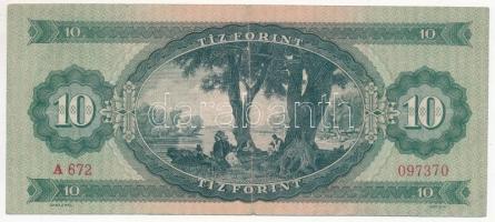 1947. 10Ft T:III / 
Hungary 1947. 10 Forint C:F
Adamo F2