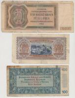 Vegyes: Franciaország 1939. 5F + Görögország / Német-olasz megszállás 1944. 5.000.000D + Szerbia / N...