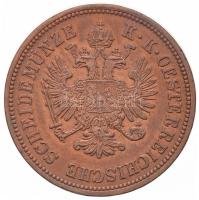 Ausztria 1861A 4kr Cu Bécs (13,24g) T:1- apró ph. / 
Austria 1861A 4 Kreuzer Cu Vienna (13,24g)  C:...