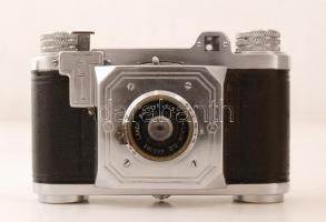 Altissa Altix I 24x24 mm kamera Laack Pololyt 1:3,5/3,5 cm objektívvel, sérült bőrtokban / in damage...