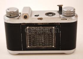 Altissa Altix I 24x24 mm kamera Laack Pololyt 1:3,5/3,5 cm objektívvel, sérült bőrtokban / in damage...