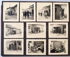 Cca 1920-40 Katona fényképalbuma, benne a polgári élet képei, utazások az országban és ipari létesít...