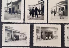 Cca 1920-40 Katona fényképalbuma, benne a polgári élet képei, utazások az országban és ipari létesít...