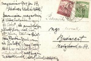 Mosonmagyaróvár, Magyaróvár, Posta; Turán könyv- és papírkereskedés kiadása