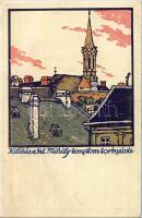 Sopron Szt Mihály templom tornya (Rb)