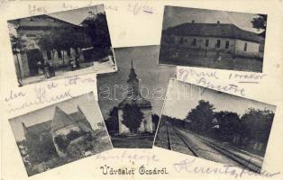 Ócsa vasútállomással